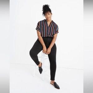 Madewell Curvy High-Rise Skinny Jeans in Carbondale Wash Jean Denim Black 24